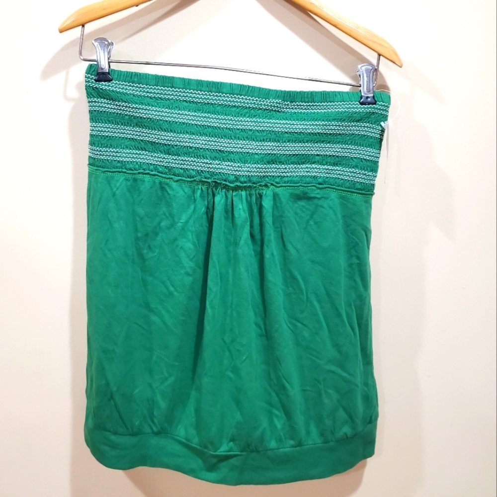 NWT Green Old Navy Boho Tube Top Strapless